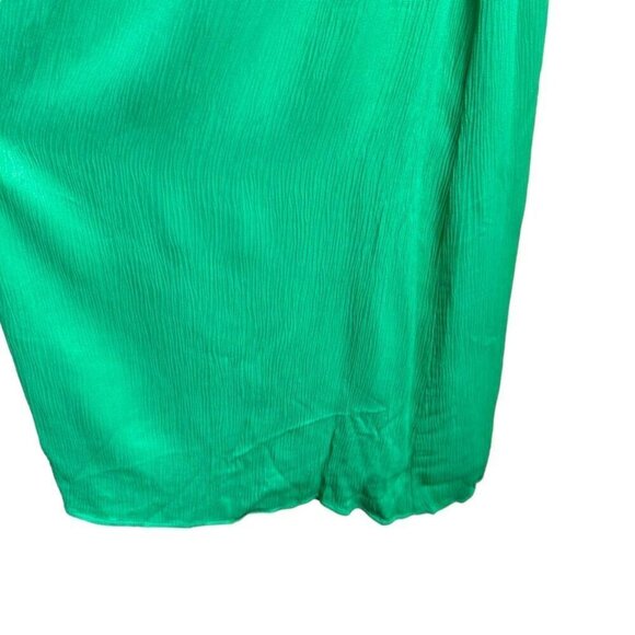 Zara's Knotted Emerald Green Slip Midi Dress Size XS - Picture 9 of 12